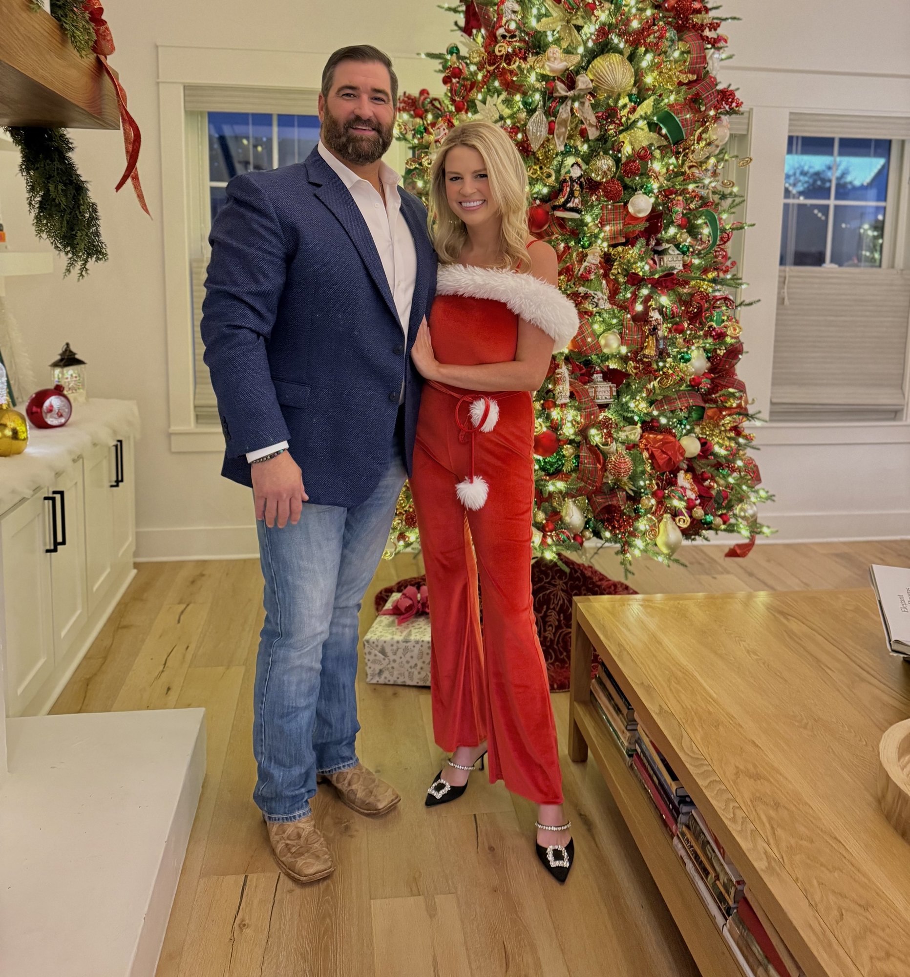 Savannah and David at Christmas
