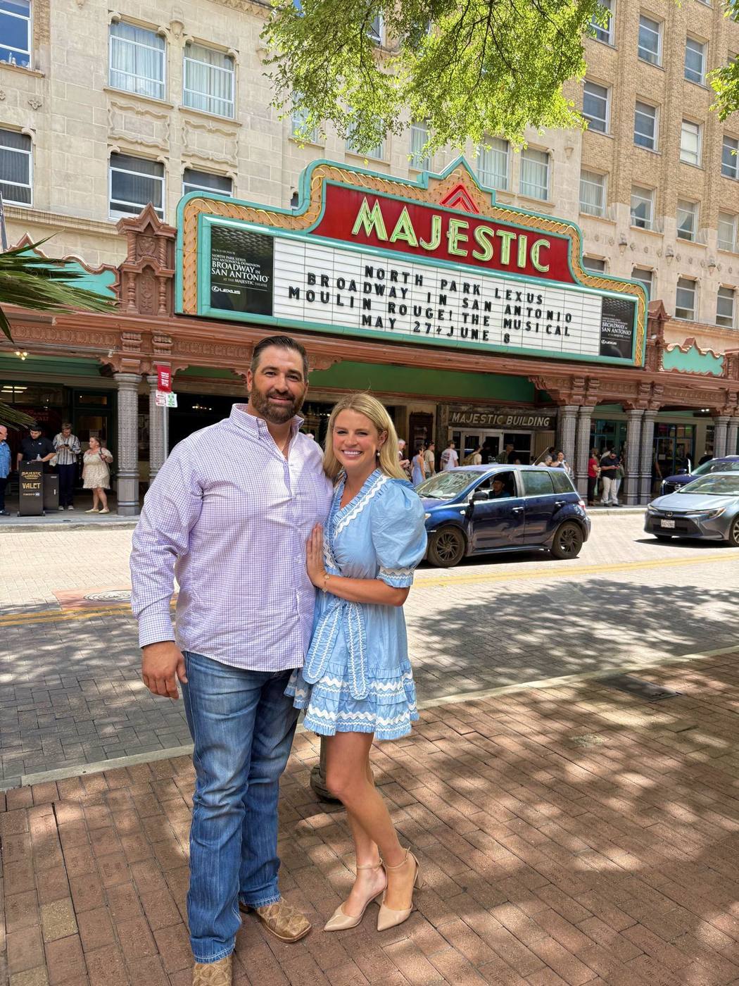Savannah and David at the Majestic Theatre in San Antonio